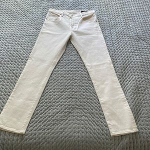 Vince Slim fit white jeans